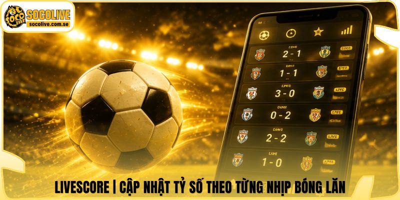 Livescore | Cập Nhật Tỷ Số Theo Từng Nhịp Bóng Lăn 4 Livescore | Cập Nhật Tỷ Số Theo Từng Nhịp Bóng Lăn